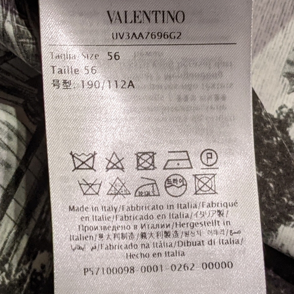 Valentino Short Sleeve Dreamatic Print Sport Shirt - Picture 2 of 7